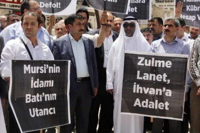 Mısır’Daki Idam Kararları Şanlıurfa’Da Protesto Edildi