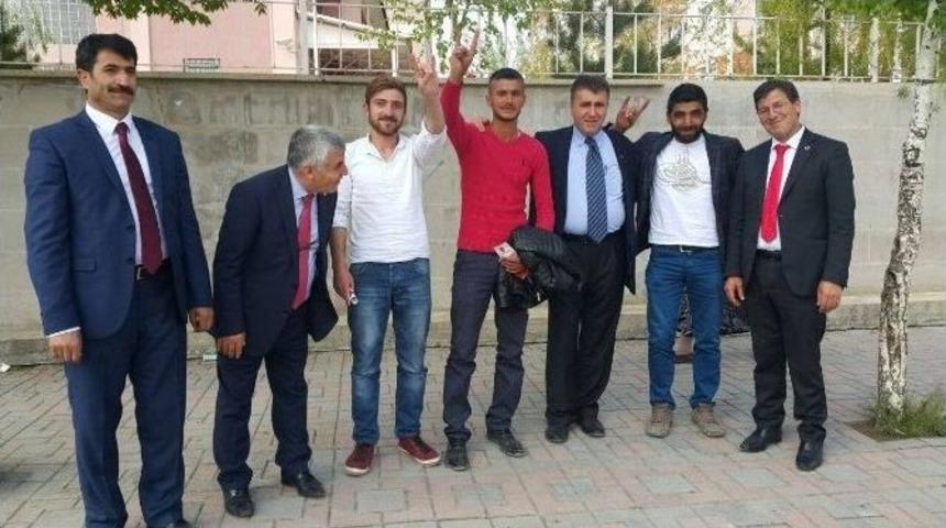 Mhp Adayları &Ccedil;imen Ve Hızarcı Aşkale&rsquo;de...