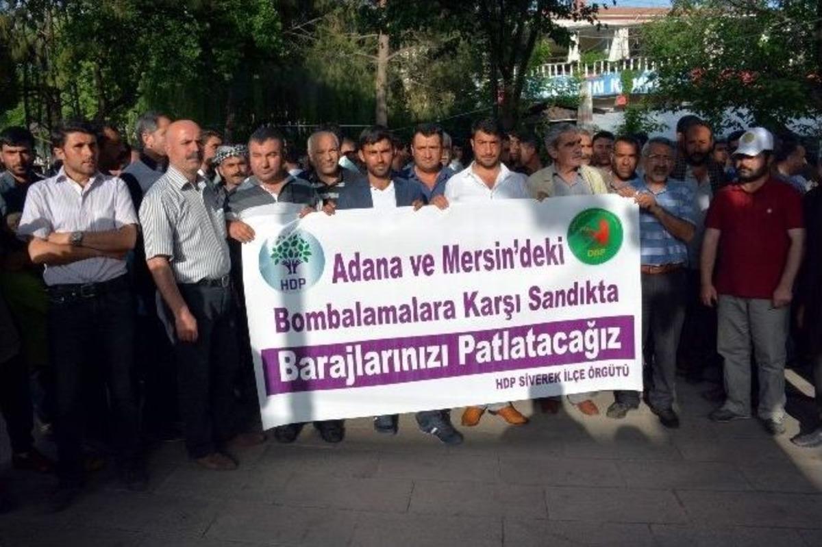 Hdp Siverek, Adana Ve Mersin&rsquo;deki Saldırıları Kınadı