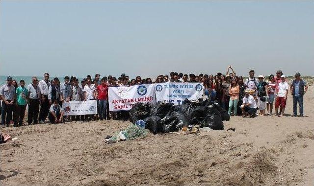 Adana’da Deniz Kaplumbağalarının Yaşam Alanları Temizlendi