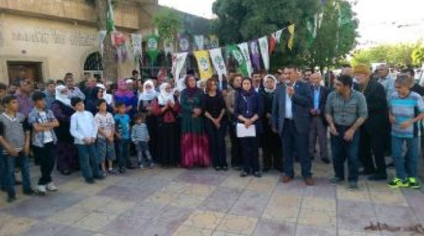 Midyat’ta Hdp’ye Yapılan Saldırı Kınandı
