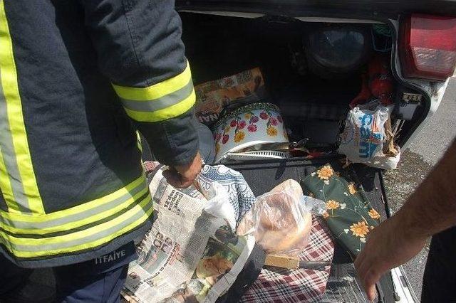 Pikniğe Giden Ailenin Otomobili Takla Attı: D&ouml;rt Yaralı 1