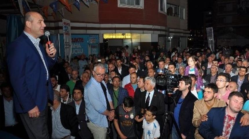 Ak Parti Genel Başkan Yardımcısı Ve Trabzon Milletvekili Adayı Soylu Se&ccedil;im &Ccedil;alışmalarını S&uuml;rd&uuml;r&uuml;yor