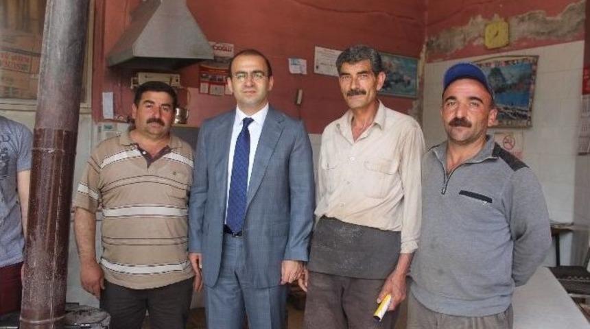 &Ouml;zhan, Sanayi Sitesi Esnafıyla Bir Araya Geldi