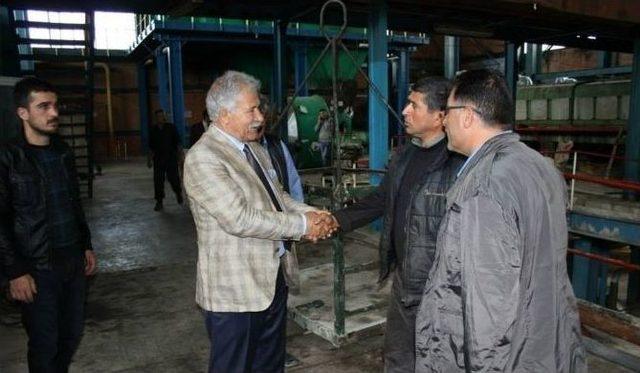 Mhp&rsquo;li &Ccedil;avuşoğlu&rsquo;ndan Şeker Fabrikasına Ziyaret 1
