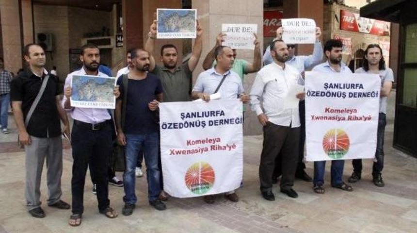Şanlıurfa'da Hdp'ye Saldırılara Tepki