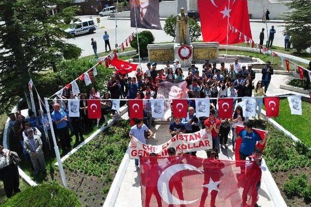 Chp’li Gençlerden 19 Mayıs Yürüyüşü