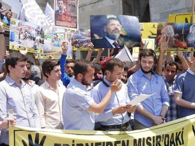 Mursi’nin İdam Kararına Edirne’den Protesto