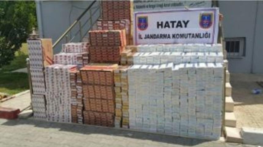 D&ouml;rtyol&rsquo;da 18 Bin Paket Ka&ccedil;ak Sigara Ele Ge&ccedil;irildi