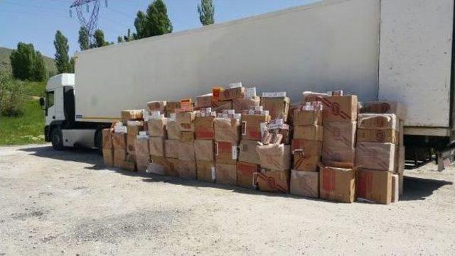 Bitlis’Te 96 Bin 160 Paket Kaçak Sigara Ele Geçirildi