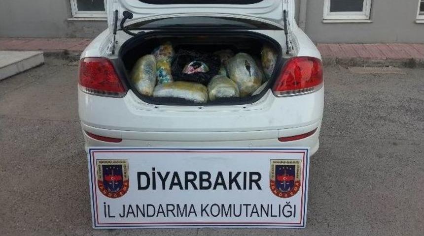 Diyarbakır&rsquo;da 78 Kilogram Esrar Ele Ge&ccedil;irildi