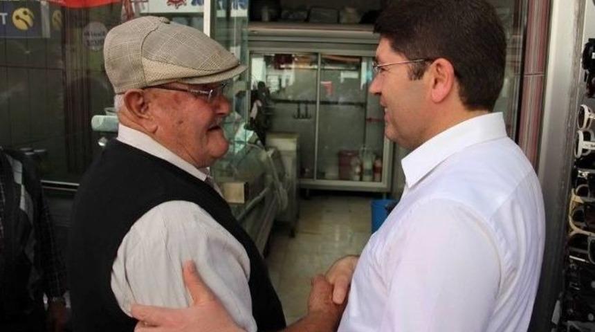 Milletvekili Tun&ccedil;&rsquo;a Şehir Merkezi Esnafından Yoğun İlgi