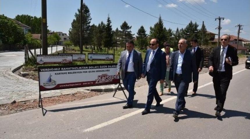 H&uuml;seyin &Uuml;z&uuml;lmez, Yapılan &Ccedil;alışmaları Denetledi