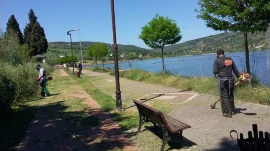 G&ouml;lkay Park&rsquo;ta Onarım &Ccedil;alışması Yapıldı