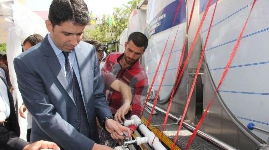 Bing&ouml;l&rsquo;de 2 Bin Litre S&uuml;t Dağıtıldı