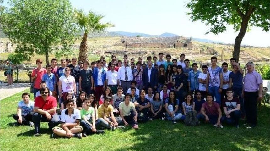 &Ouml;ğrenciler Pamukkale İle Buluştu