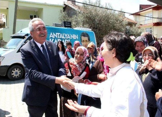 Ak Parti Adayı Aydın, İlçe Ziyaretlerine Devam Ediyor