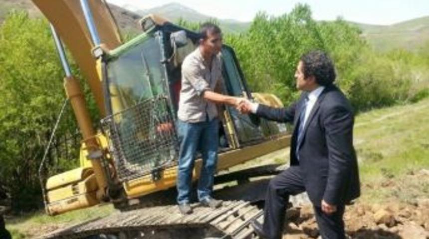 Gevaş&rsquo;ta Sulama Suyu &Ccedil;alışması