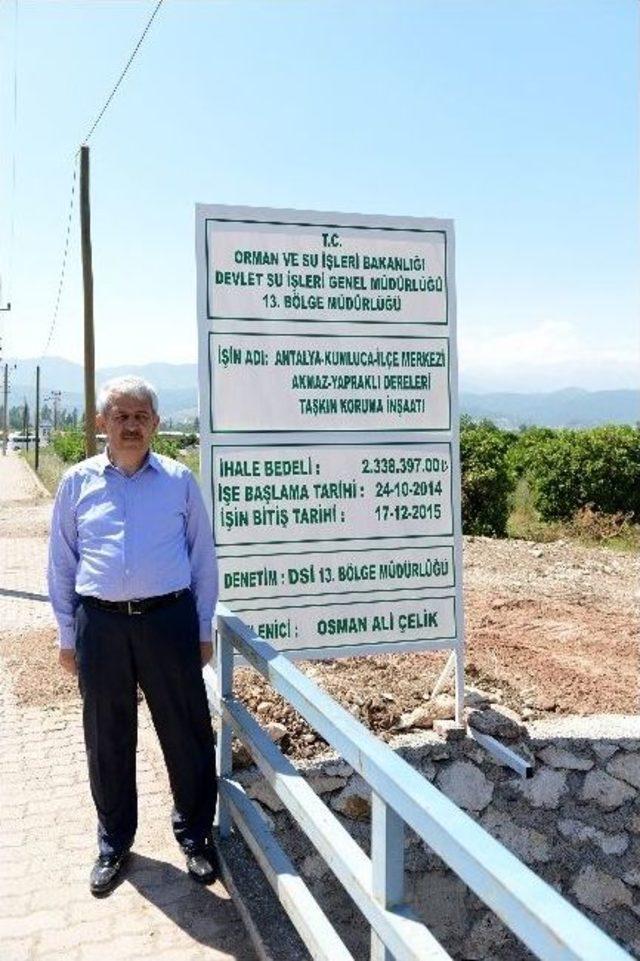 Akmaz Ve Yapraklı Dereleri Taşkın Koruması, Yıl Sonuna Tamamlanacak 1