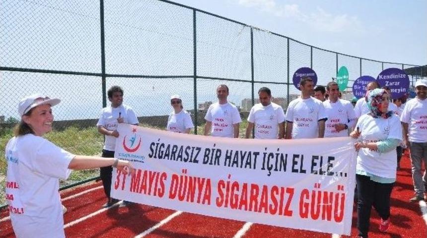 Şırnak&rsquo;ta &rsquo;sigarasız Hayat İ&ccedil;in El Ele&rsquo; Y&uuml;r&uuml;y&uuml;ş&uuml; D&uuml;zenlendi