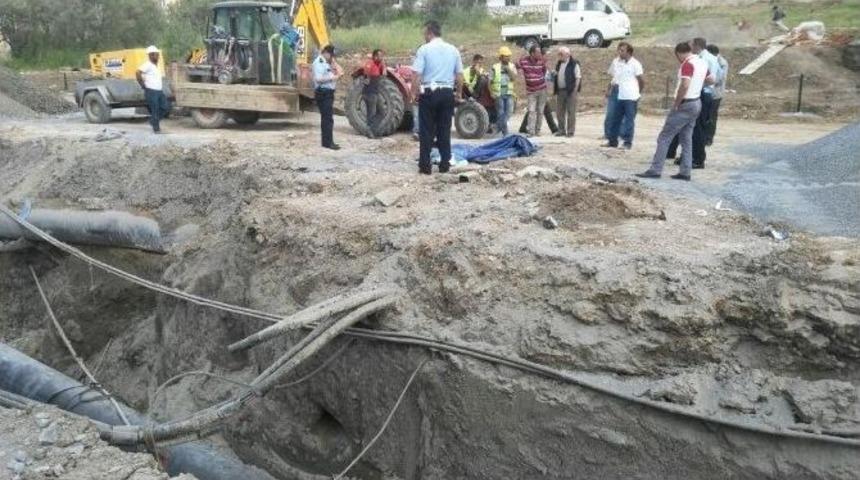 Alt Yapı Kazısında İnsan Kemikleri Ortaya &Ccedil;ıktı