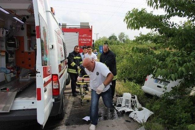 Çarşamba’da Trafik Kazası: 3 Yaralı