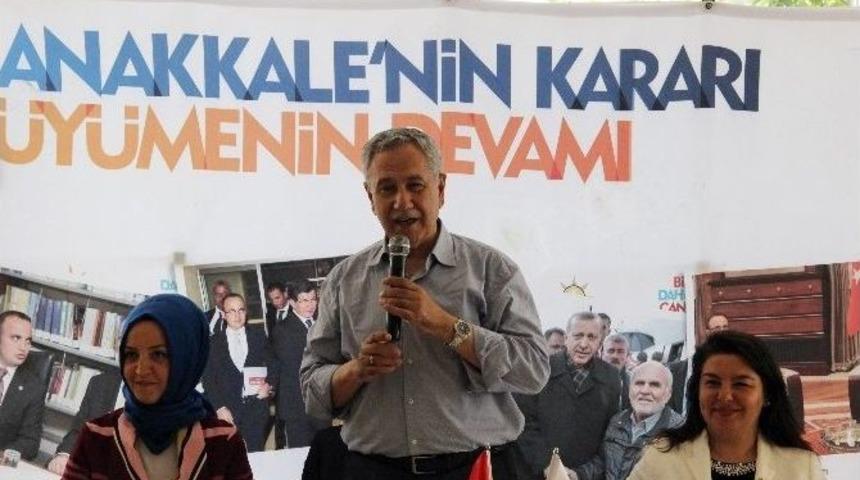 Arın&ccedil;: &ldquo;tek Başına Gelecek G&uuml;c&uuml;n&uuml;z Yoksa, Bırakın Ak Parti&rsquo;nin Yakasını&rdquo;