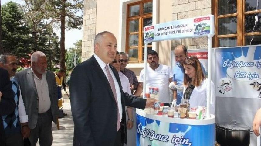 Erzincan&rsquo;da D&uuml;nya S&uuml;t G&uuml;n&uuml; Kutlandı