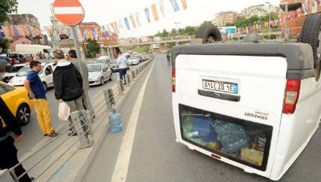 Şişli de Ehliyetsiz Sürücü Kazası 1