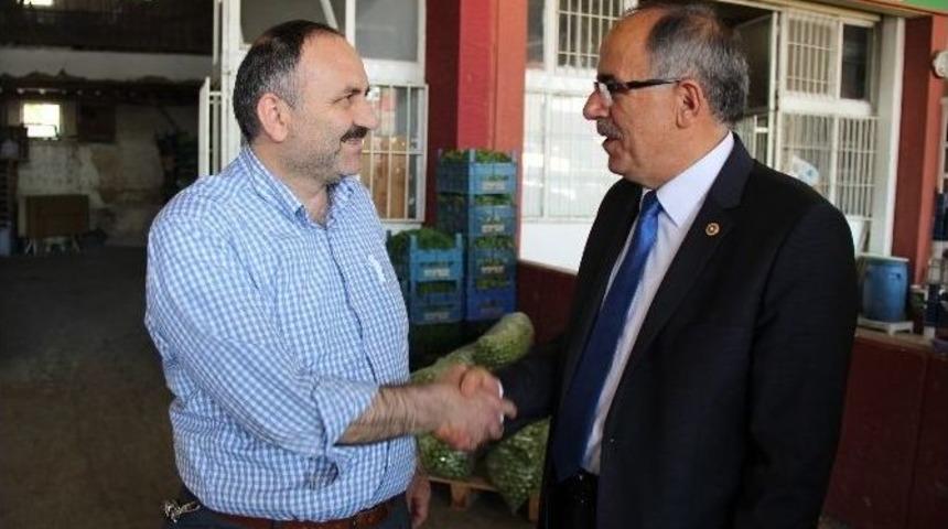 Mhp Adayı Kalaycı&rsquo;dan Hal Esnafına Ziyaret