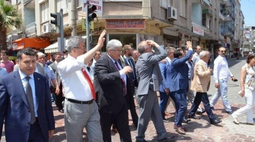 Balkız Akhisar&rsquo;da Esnaf Ziyareti Yaptı