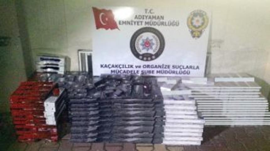 Adıyaman&rsquo;da Ka&ccedil;ak Sigara Ele Ge&ccedil;irildi