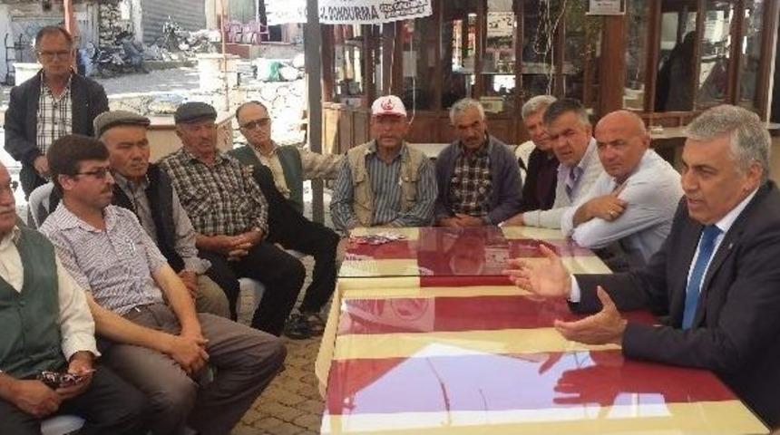 Mhp Milletvekili G&uuml;nal, İl&ccedil;e Ziyaretlerini S&uuml;rd&uuml;r&uuml;yor