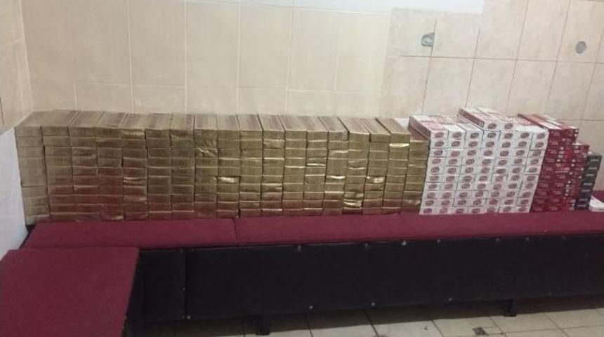 Edremit&rsquo;te 94 Bin Paket Ka&ccedil;ak Sigara Ele Ge&ccedil;irildi