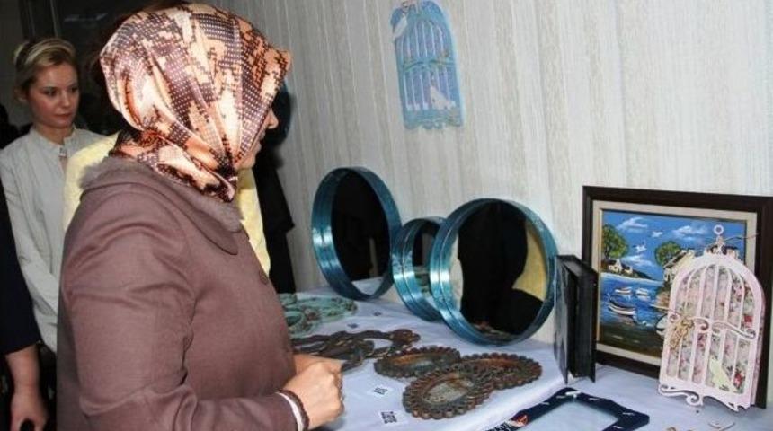 Tegv Ve Edremit Halk Eğitim Merkezi&rsquo;nden Ortaklaşa Sergi