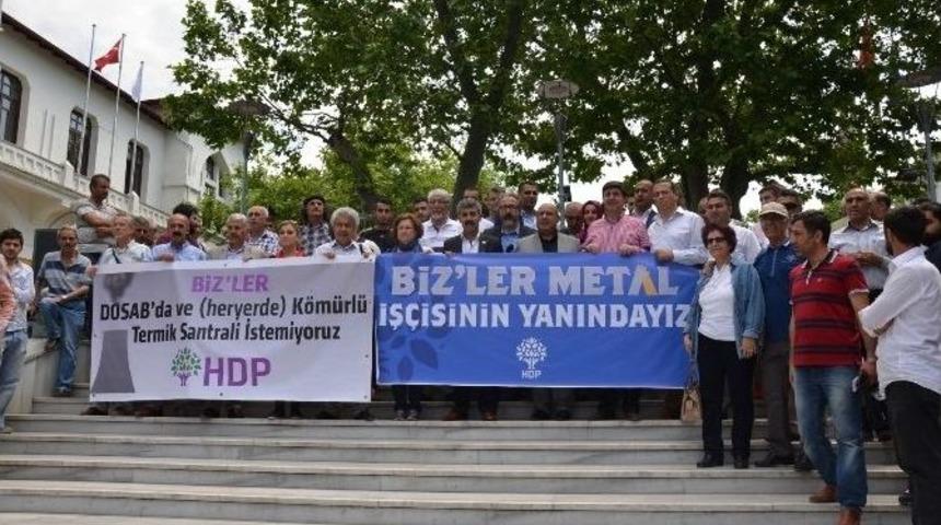Hdp&rsquo;li Kaplan&rsquo;dan Otomotiv İş&ccedil;ilerine Destek
