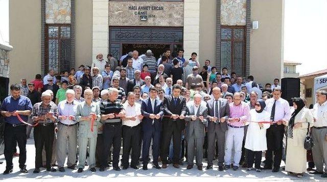 Hacı Ahmet Ercan Camii Dualarla A&ccedil;ıldı 1