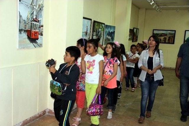 Zonguldaklı Ressam Türkiye’deki 6. Sergisini Kayseri’de Açtı