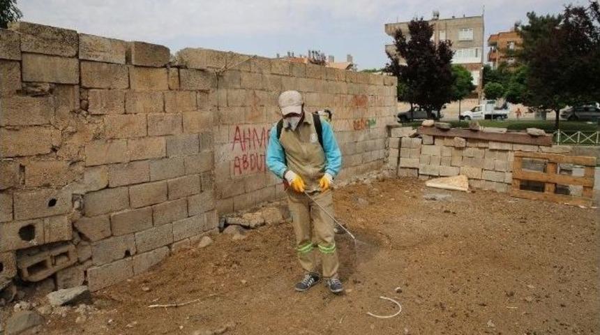 Haliliye Belediyesi&rsquo;nde Yoğun İla&ccedil;lama Mesaisi