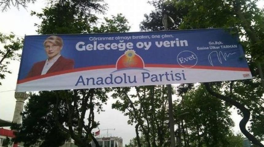 Anadolu Partisinden Se&ccedil;im Afişi Tepkisi