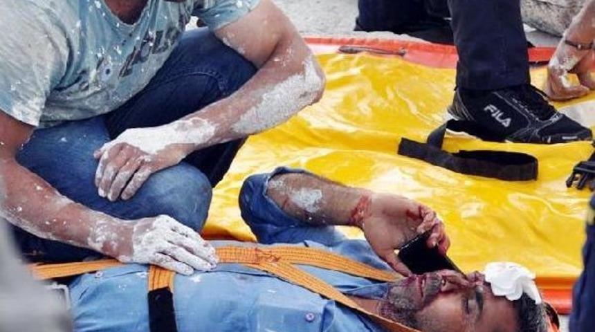 Bodrum'da Inşaat Iskelesi &Ccedil;&ouml;kt&uuml;: 5 Iş&ccedil;i Yaralandı