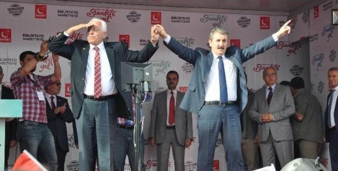 Milli İttifak Liderleri Sivas&rsquo;ta Konuştu
