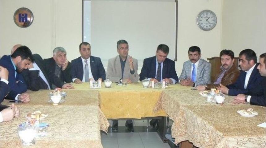 Mhp Erzurum Milletvekili Adaylarından, Tmmob İnşaat M&uuml;hendisleri Odasına Ziyaret