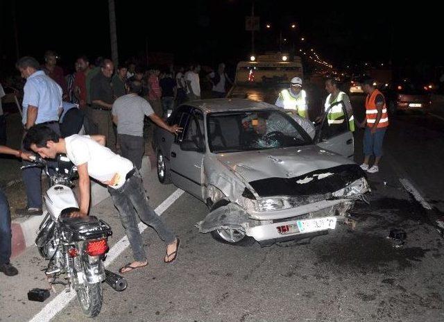 Mersin’de Trafik Kazası : 1 Ölü, 1 Yaralı