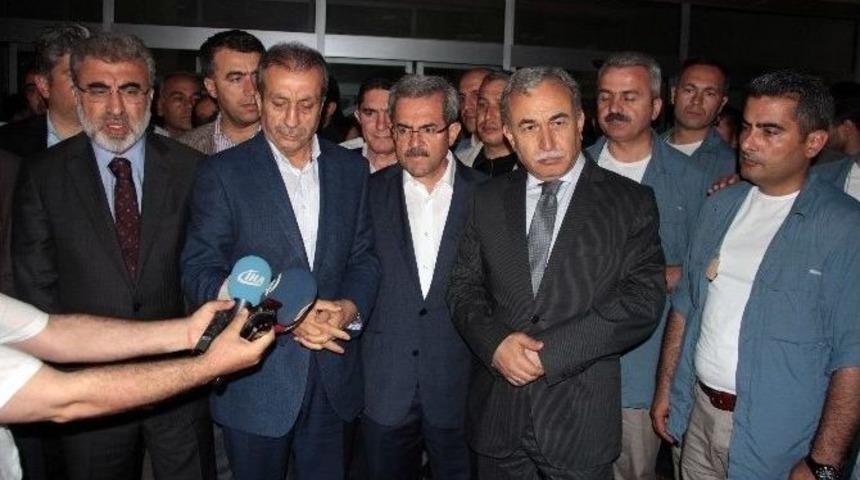 Bakan Yıldız Ve Eker, Bı&ccedil;aklanan Milletvekili Adayını Ziyaret Etti