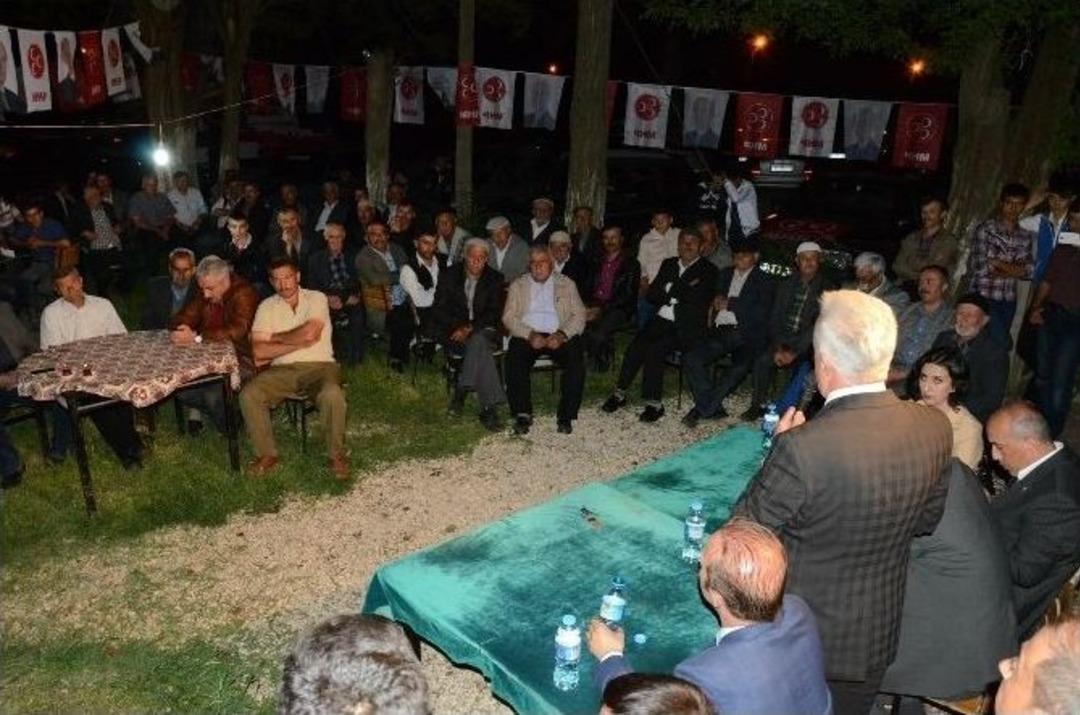 Mhp&rsquo;liler, Subaşı K&ouml;y&uuml;n&uuml; Ziyaret Etti