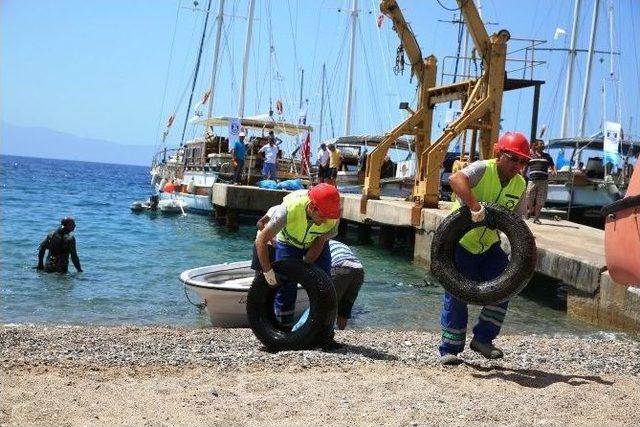 Bodrum’da Deniz Dibi Temiz Çıktı