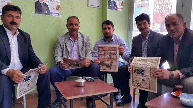 Muradiye’de ‘eski Türkiye’ Gazetesi Dağıtımı