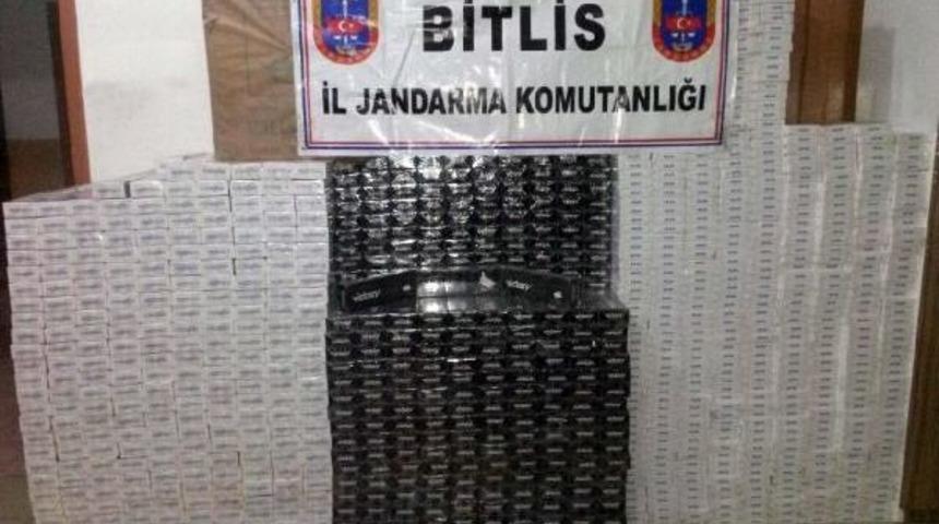 Jandarmadan Ka&ccedil;ak Sigara Operasyonu