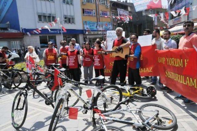 Ankara'ya Pedal Çeviren Grup Yorum Üyeleri Yalova'daydı